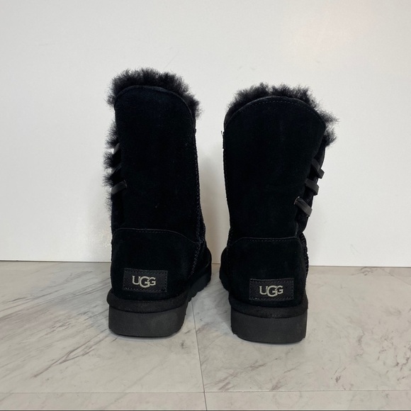 New! UGG Constantine Black Short Winter Boot 6 - Picture 3 of 13
